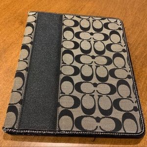Used Coach IPad Case Signature C